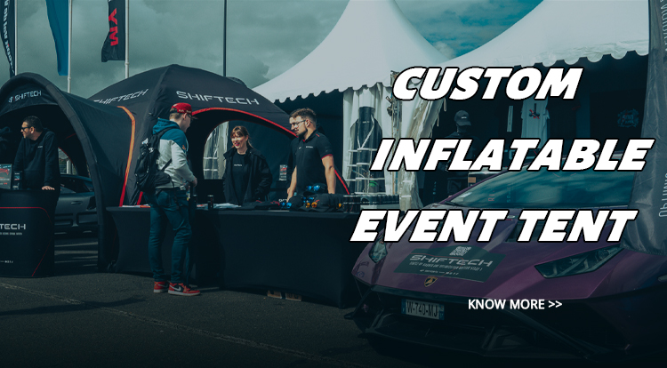 custom inflatable tent app