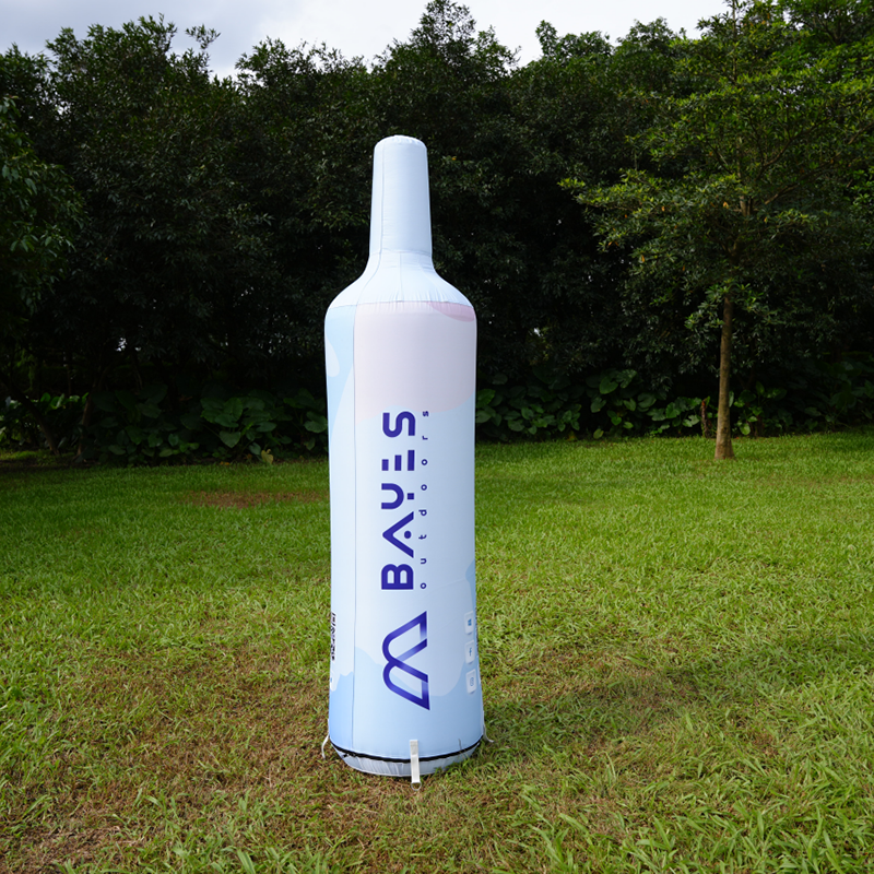 Bottle-shaped Inflatable Pillar