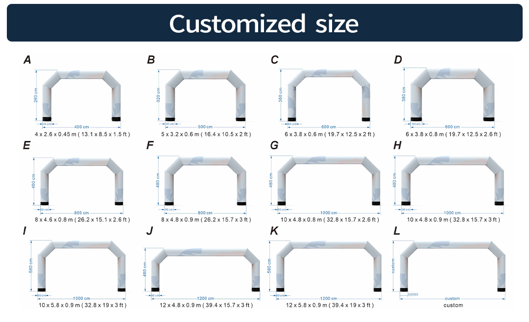 Hex Inflatable Arch