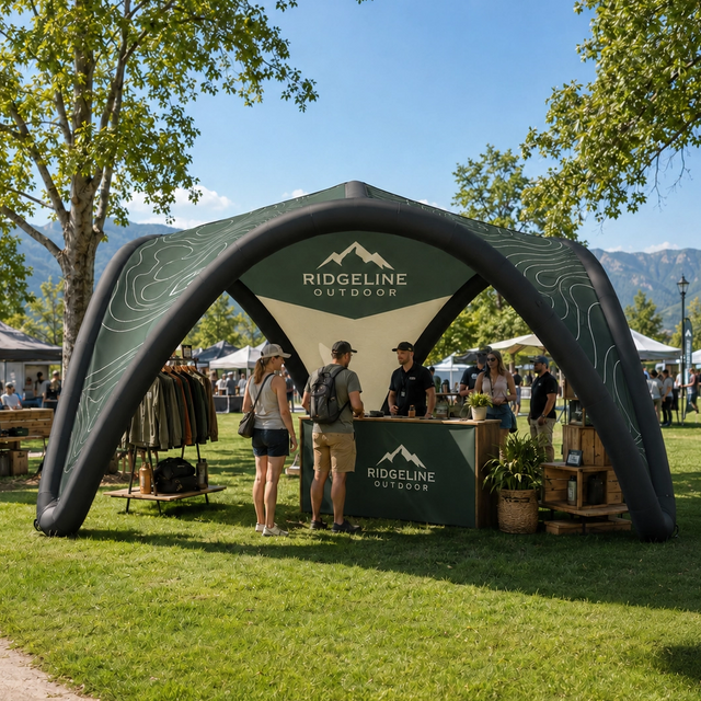 V-shaped Inflatable Tent